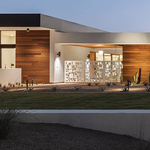 Architectural panel project photograph