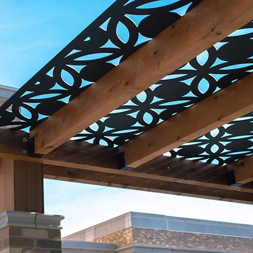 Architectural panel project photograph